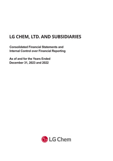Thumbnail LG Chem Financial Statement 2023