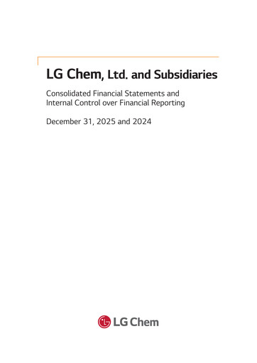 Miniature LG Chem Bilan financier 2025