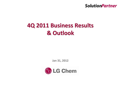 Vorschaubild LG Chem Quartalsbericht 2011-q4