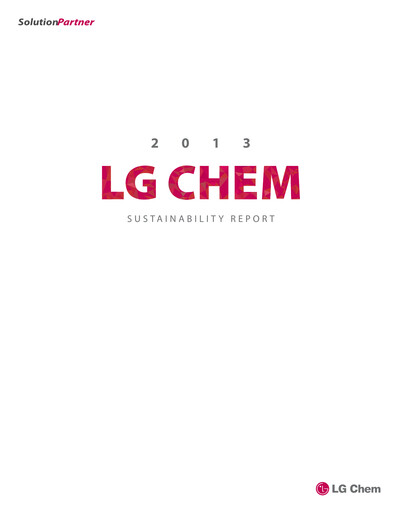 Thumbnail LG Chem Sustainability Report 2013