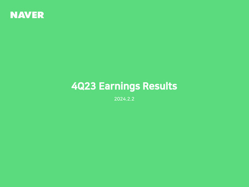 Thumbnail Naver Quarterly Report 2023-q4