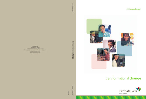 Thumbnail Permata Bank Annual Report 2003