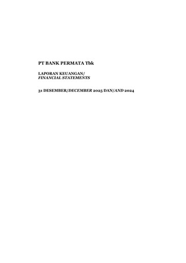 Thumbnail Permata Bank Financial Statement 2025