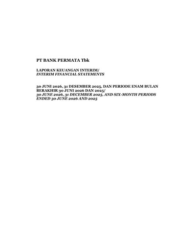 Thumbnail Permata Bank Half-year Report 2026-h1