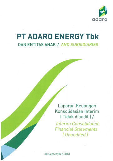 Miniature Adaro Energy
 Bilan financier 2013-9m