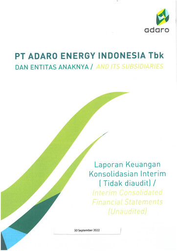 Thumbnail Adaro Energy
 Financial Statement 2022-9m