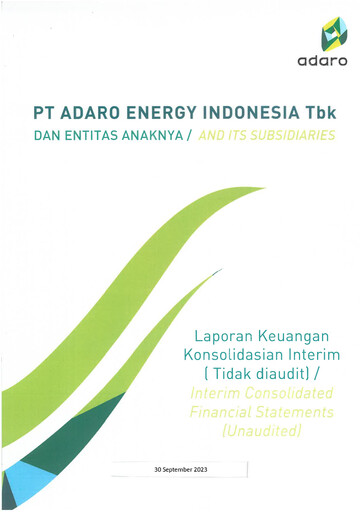 Thumbnail Adaro Energy
 Financial Statement 2023-9m