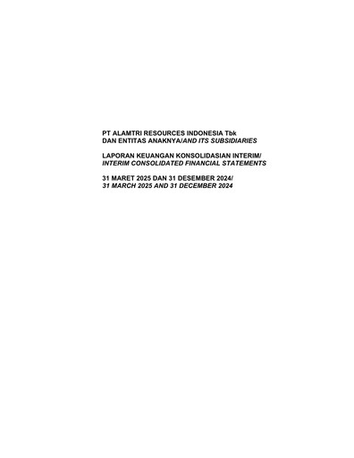 Thumbnail Adaro Energy
 Financial Statement 2025-q1