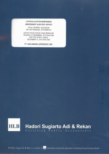 Thumbnail Jasa Marga Financial Statement 2010