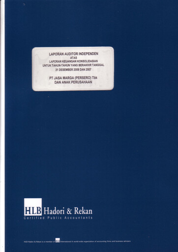 Thumbnail Jasa Marga Financial Statement 2008