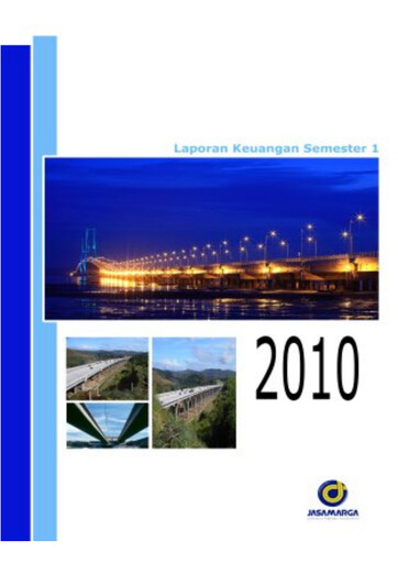 Miniature Jasa Marga Rapport semestriel 2010-h1