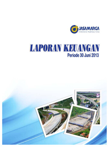 Miniature Jasa Marga Rapport semestriel 2013-h1