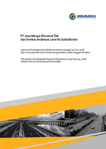 Miniature Jasa Marga Rapport semestriel 2018-h1