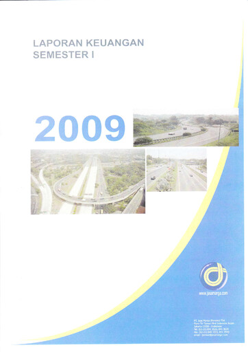 Miniature Jasa Marga Rapport semestriel 2009-h1