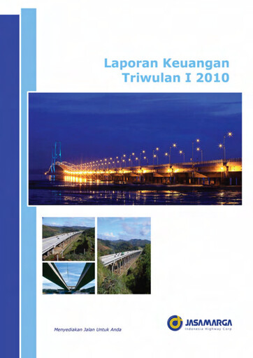 Miniature Jasa Marga Rapport trimestriel 2010-q1