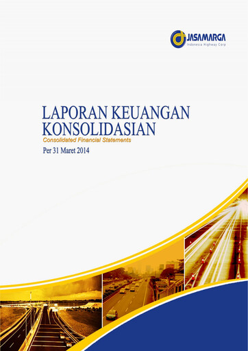 Miniature Jasa Marga Rapport trimestriel 2014-q1