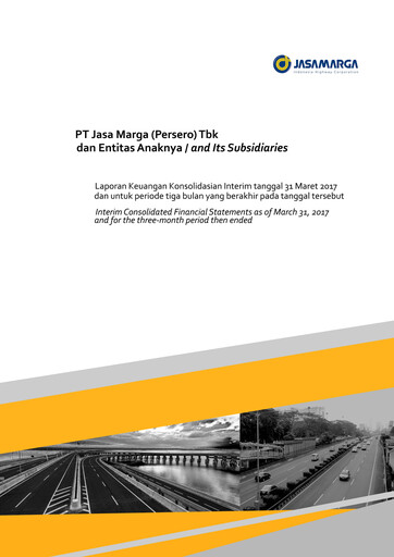 Miniature Jasa Marga Rapport trimestriel 2017-q1