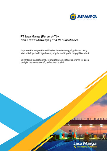Miniature Jasa Marga Rapport trimestriel 2019-q1