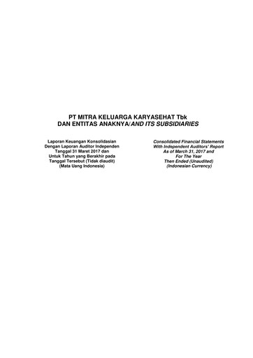 Thumbnail Mitra Keluarga Financial Statement 2017-q1