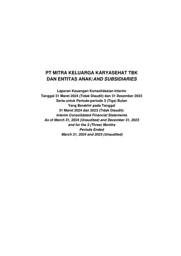 Thumbnail Mitra Keluarga Financial Statement 2024-q1