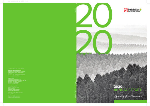 Thumbnail Indah Kiat Pulp & Paper Annual Report 2020