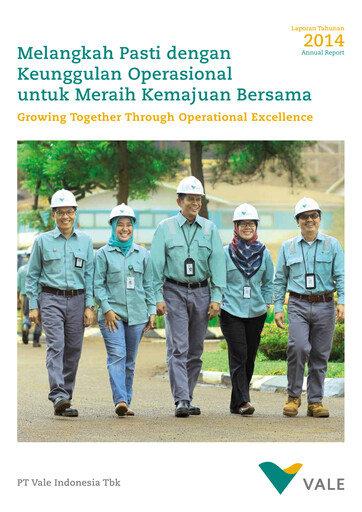 Thumbnail Vale Indonesia Annual Report 2014