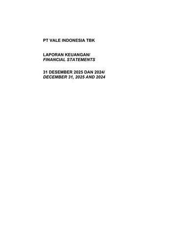 Thumbnail Vale Indonesia Financial Statement 2025