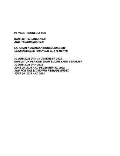 Thumbnail Vale Indonesia Half-year Report 2023-h1