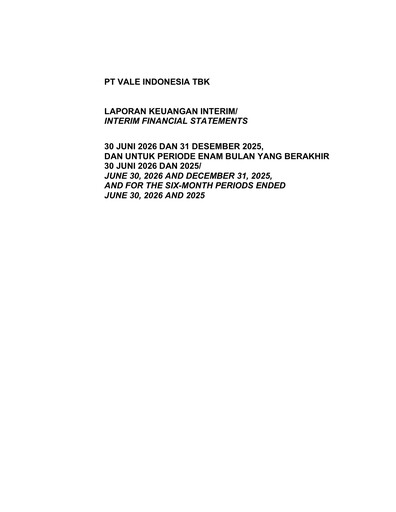 Thumbnail Vale Indonesia Half-year Report 2026-h1