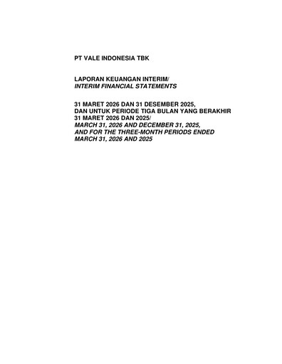 Thumbnail Vale Indonesia Quarterly Report 2026-q1