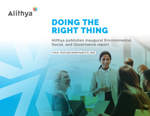 Thumbnail Alithya Group ESG Report fy2022