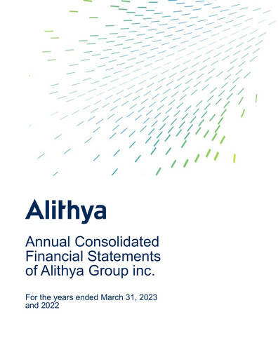 Thumbnail Alithya Group Financial Statement fy2023