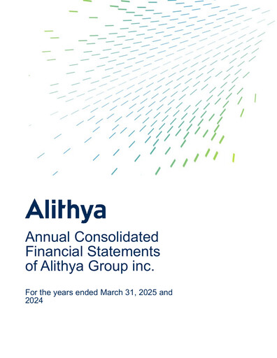 Thumbnail Alithya Group Financial Statement fy2025
