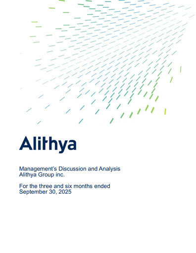 Vorschaubild Alithya Group Quartalsbericht 2026-q2