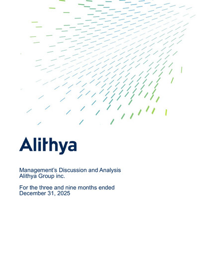 Thumbnail Alithya Group Quarterly Report 2026-q3