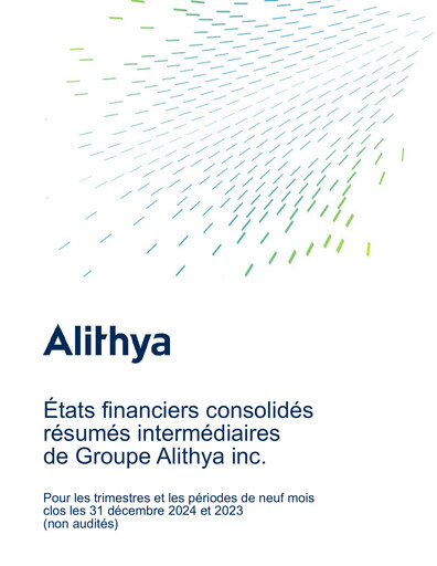 Thumbnail Alithya Group Quarterly Report 2025-q3