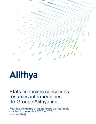 Thumbnail Alithya Group Quarterly Report 2026-q3