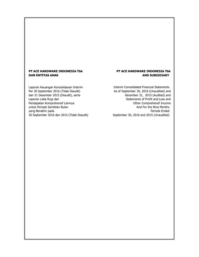 Thumbnail PT Aspirasi Hidup Indonesia Tbk Financial Statement 2016-9m