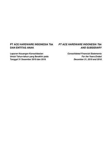 Thumbnail PT Aspirasi Hidup Indonesia Tbk Financial Statement 2019