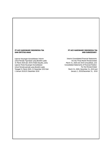 Thumbnail PT Aspirasi Hidup Indonesia Tbk Financial Statement 2020-q1