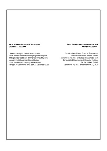 Thumbnail PT Aspirasi Hidup Indonesia Tbk Financial Statement 2021-9m