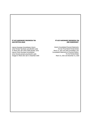 Thumbnail PT Aspirasi Hidup Indonesia Tbk Financial Statement 2021-q1