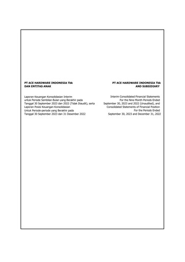 Thumbnail PT Aspirasi Hidup Indonesia Tbk Financial Statement 2023-9m