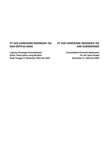 Thumbnail PT Aspirasi Hidup Indonesia Tbk Financial Statement 2023