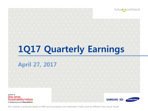Thumbnail Samsung SDI Quarterly Report 2017-q1
