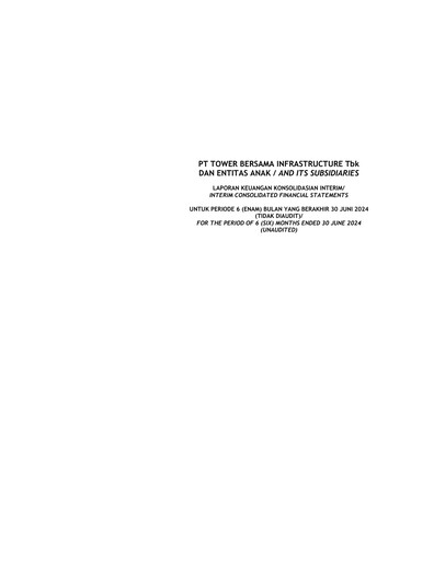 Thumbnail Tower Bersama Infrastructure
 Half-year Report 2024-h1