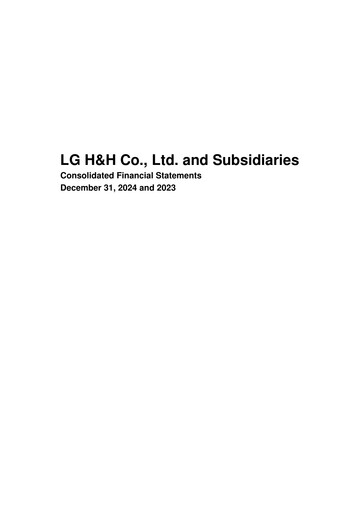 Thumbnail LG Household & Health Care
 Financial Statement 2024