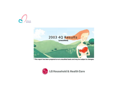 Vorschaubild LG Household & Health Care
 Quartalsbericht 2003-q4