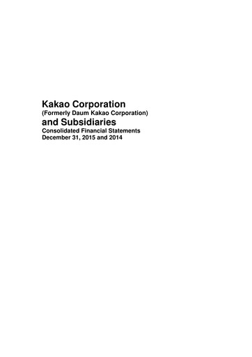 Thumbnail Kakao Financial Statement 2015
