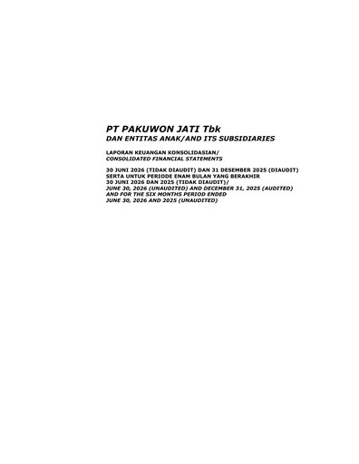 Thumbnail Pakuwon Jati Tbk Half-year Report 2026-h1